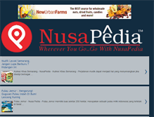 Tablet Screenshot of nusapedia.com